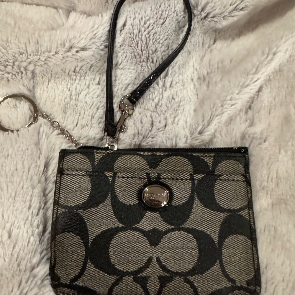 Coach Signature Skinny ID Wallet